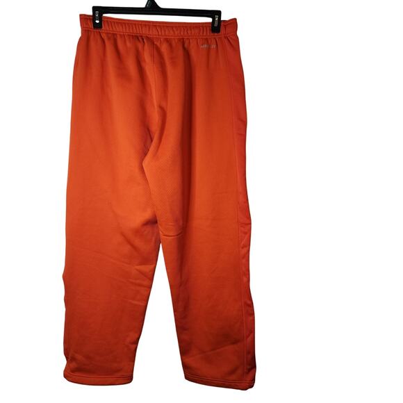 VTG Nike Therma Fit Mesh Pants Orange Clemson Logo Mens XL Loose Fit Legs Tigers - Picture 5 of 10